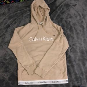 Tan Calvin Klein Sweatshirt!